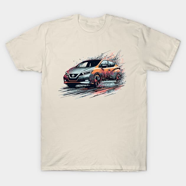 Nissan LEAF T-Shirt by Vehicles-Art